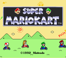Screenshot Super Mario Kart